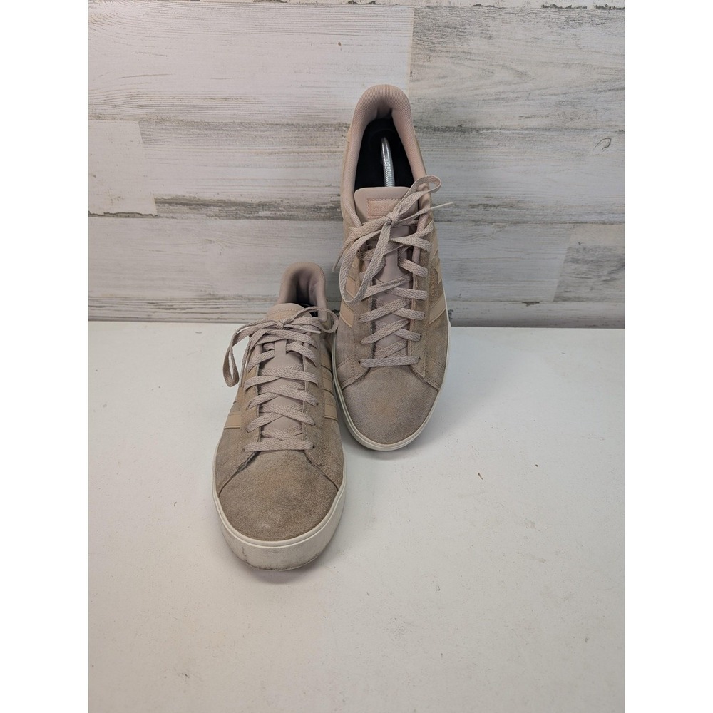 Adidas Daily 3.0 Mens Sneakers Size 13 Beige Suede Low Top Shoes ID8102